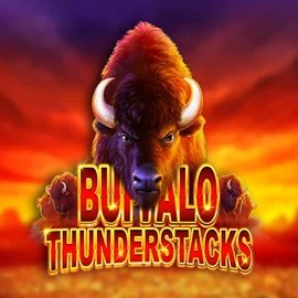 Buffalo Thunderstacks slot logo by Amatic Industries at SlotsGem Casino