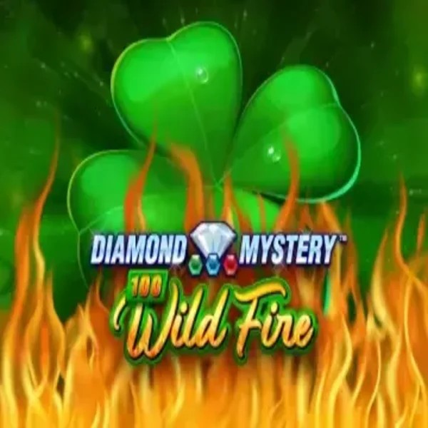 Slots logo of Diamond Mystery 100 Wild Fire from Greentube at SlotsGem Casino
