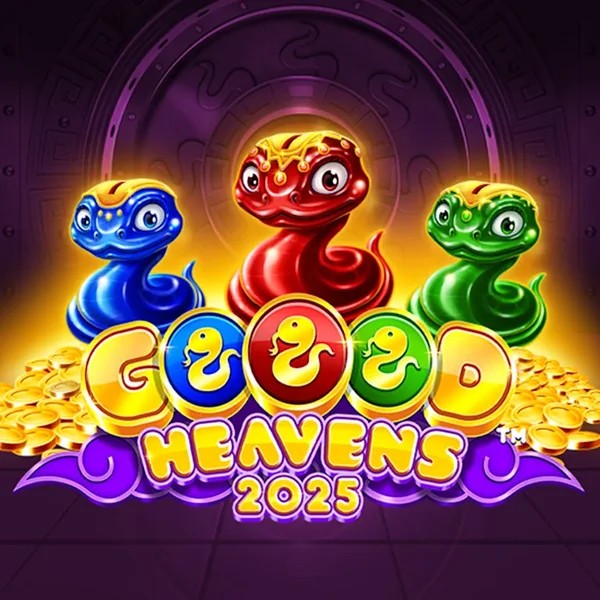 Goood Heavens slot logo by Rarestone Gaming at SlotsGem CasinoGoood Heavens