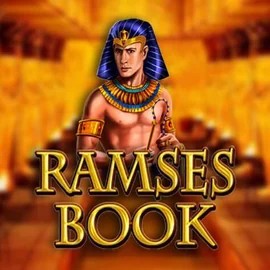 Logo of Ramses Book from Gamomat at SlotsGem Casino