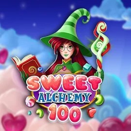 Sweet Alchemy 100 online game logo by Play'n GO on slotsgemcasino.se